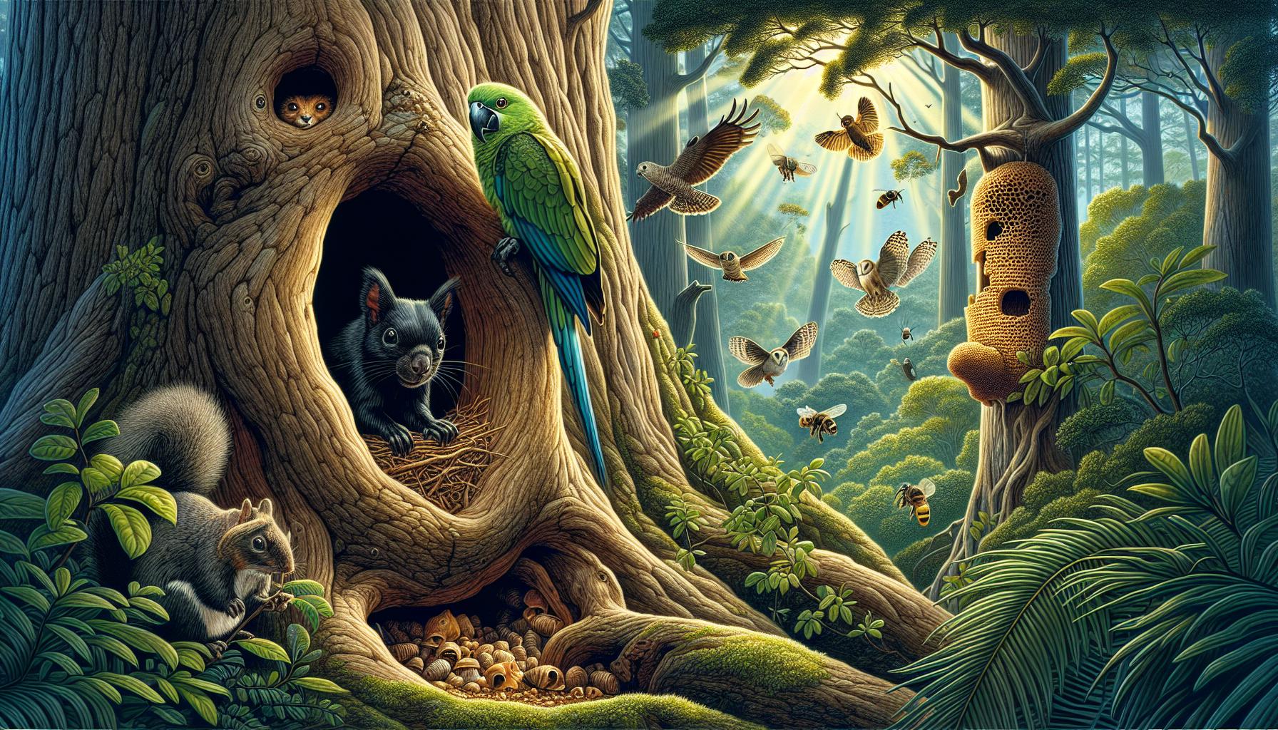 Kdo bydlí v dutinách stromů: Fascinující svět lesních obyvatel 2 Kdo obývá dutiny stromů